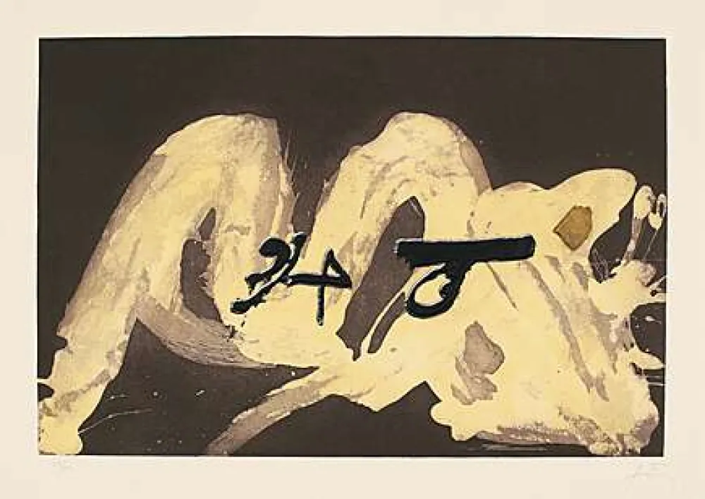Aquatint Tàpies - 3 i 4