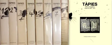 Geïllustreerd Boek Tàpies - 9 Volumes - Tàpies - Complet Work - Catalogue raisonné of Paintings 1943 - 2011