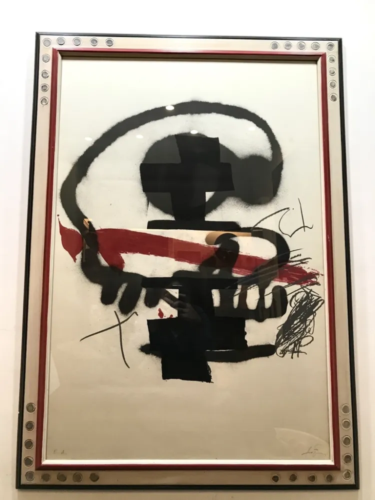 Lithografie Tàpies - Ausstellung Tàpies - Milano