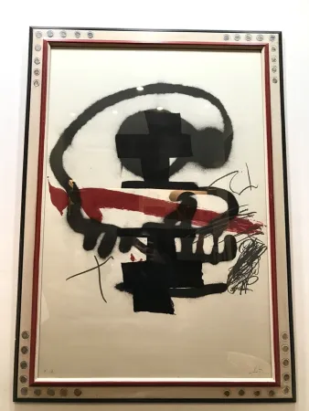 Lithografie Tàpies - Ausstellung Tàpies - Milano