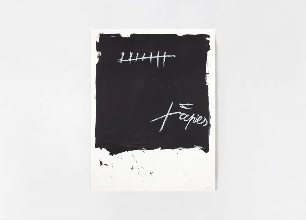 Lithografie Tàpies - AVL 110 