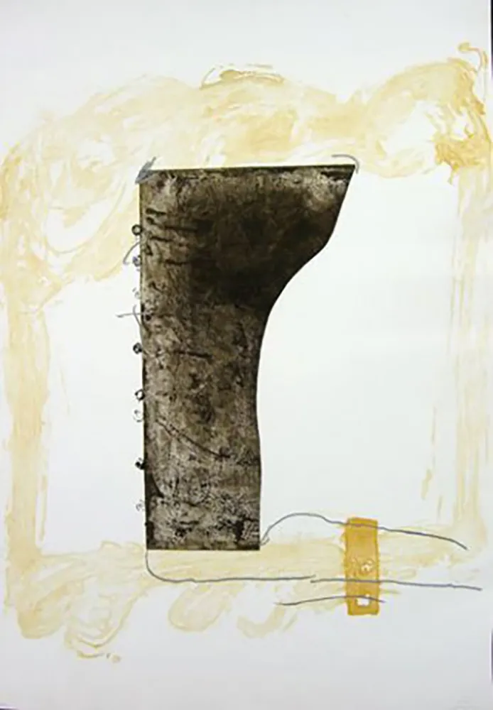 Gravure Tàpies - Boutonné