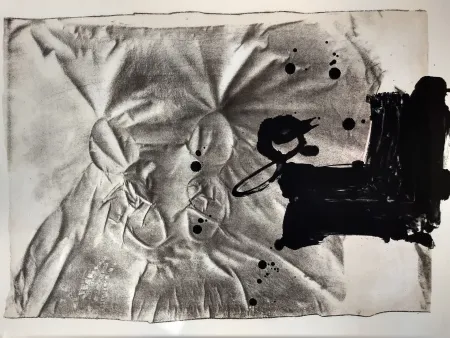 Lithografie Tàpies - Chaussures sur chaise, from 