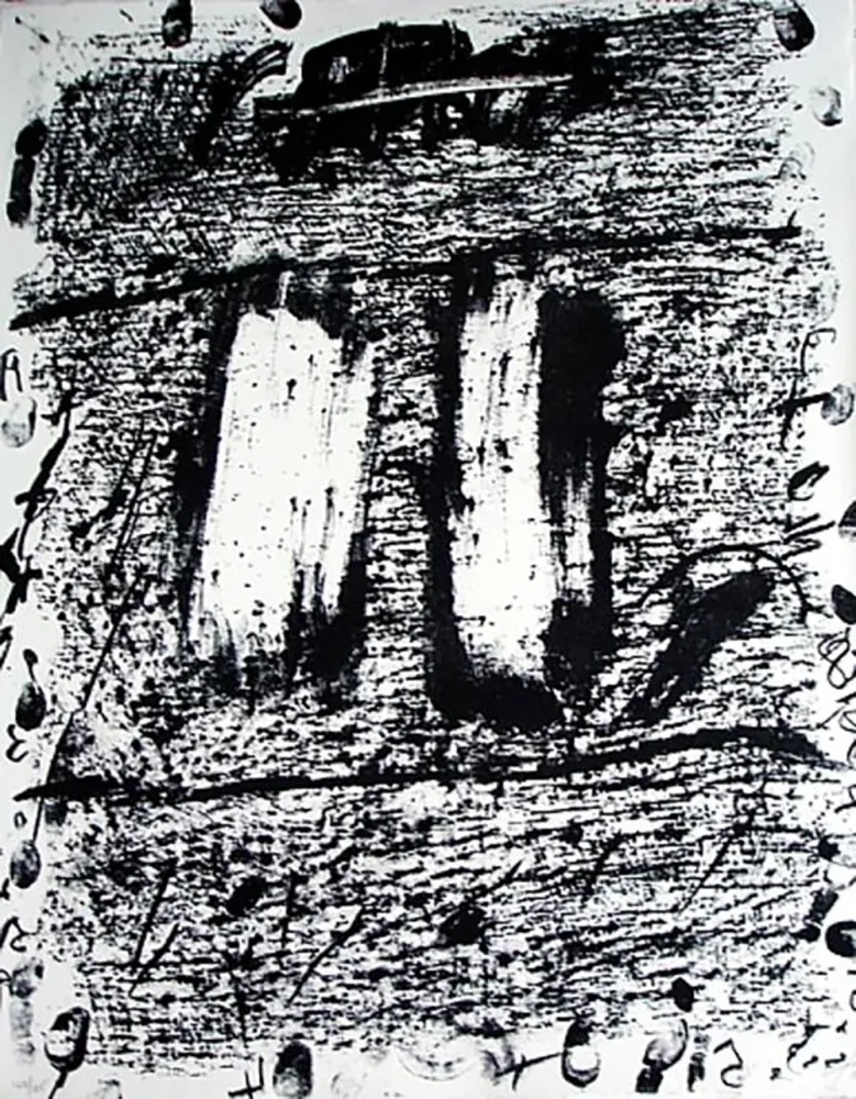 Lithografie Tàpies - Círculo De Piedra 1