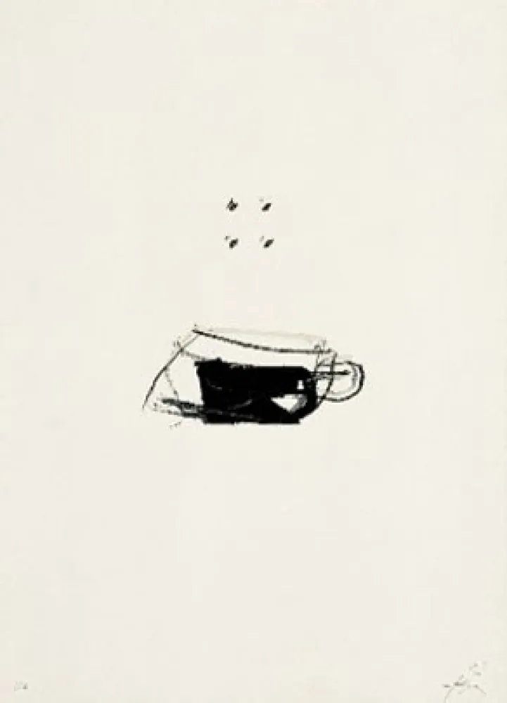 Lithografie Tàpies - Clau 10