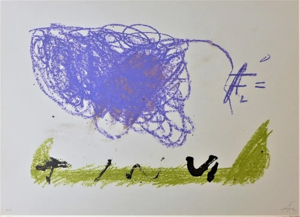 Lithografie Tàpies - Clau 16