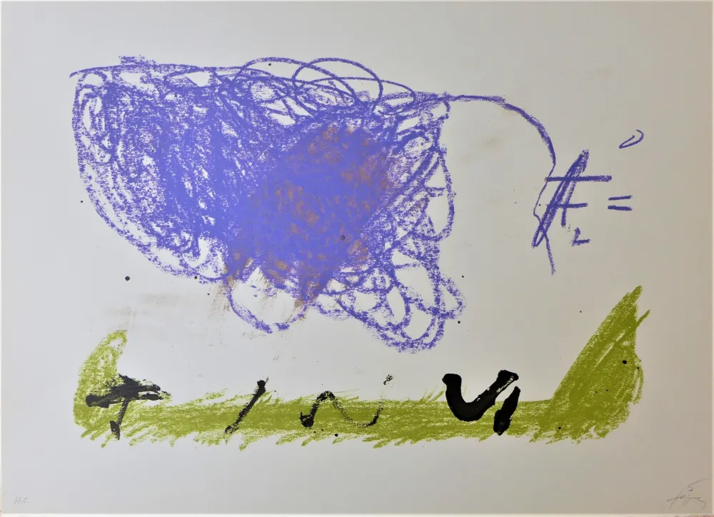 Lithografie Tàpies - Clau 16