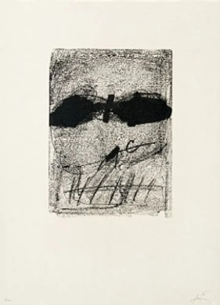 Lithografie Tàpies - Clau 3