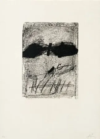Lithografie Tàpies - Clau 3