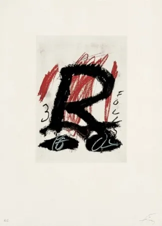 Lithografie Tàpies - Clau-5