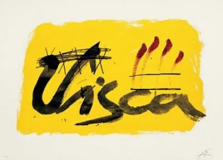 Lithografie Tàpies - Clau 8