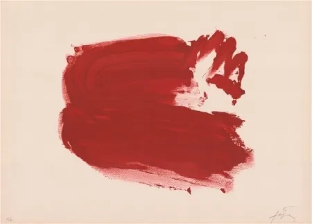 Lithografie Tàpies - Clau de foc 2