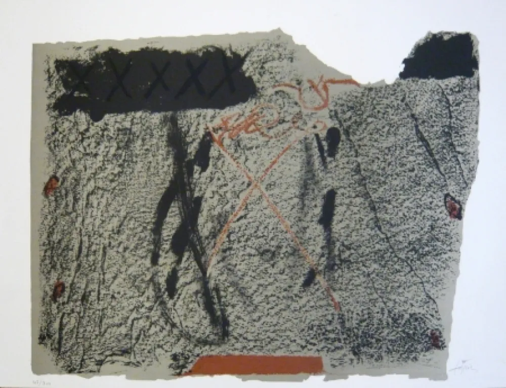 Lithografie Tàpies - Composition