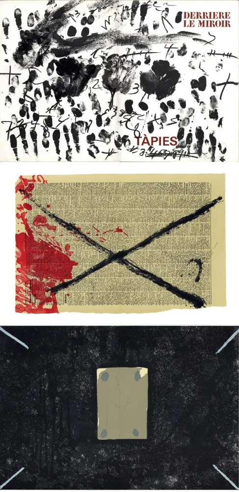 Geïllustreerd Boek Tàpies - Derrière le Miroir n° 175 . TÀPIES: 