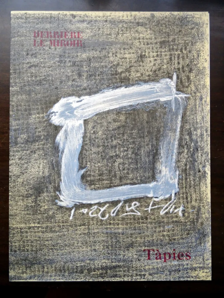 Geïllustreerd Boek Tàpies - DERRIÈRE LE MIROIR N°234