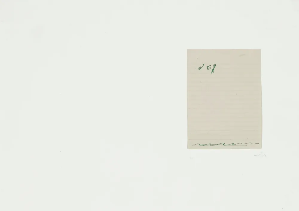 Lithografie Tàpies - El Pa A La Barca 2