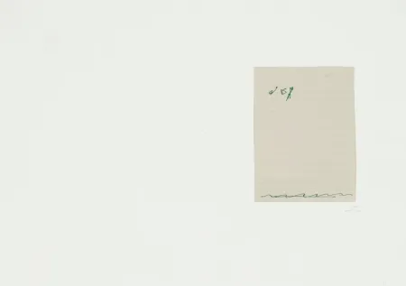 Lithografie Tàpies - El Pa A La Barca 2