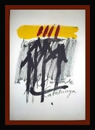 Lithografie Tàpies - ELS MESTRES DE CATALUNYA
