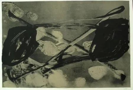 Lithografie Tàpies - Empreinte barrée