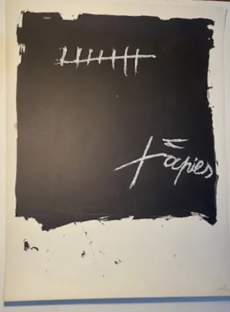 Lithografie Tàpies - Expo Maeght Paris