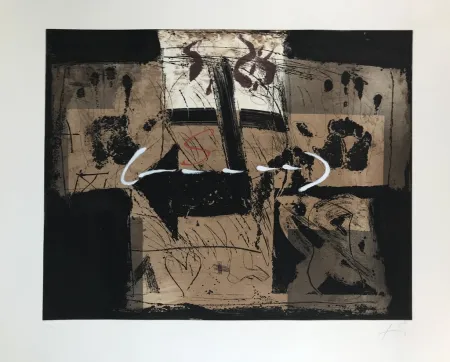 Ets En Aquatint Tàpies - Flecha