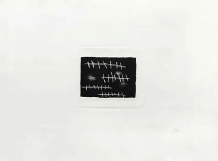 Gravure Tàpies - Le Tableau