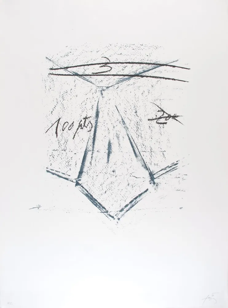 Lithografie Tàpies - Llambrec 12