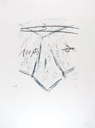 Lithografie Tàpies - Llambrec 12