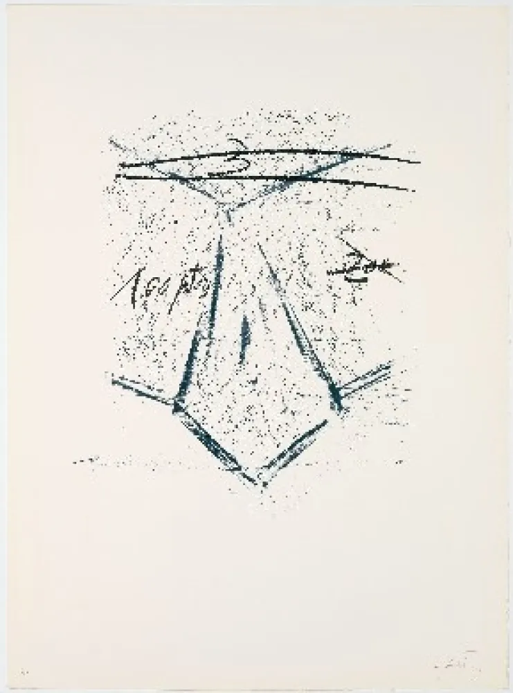 Lithografie Tàpies - Llambrec 12