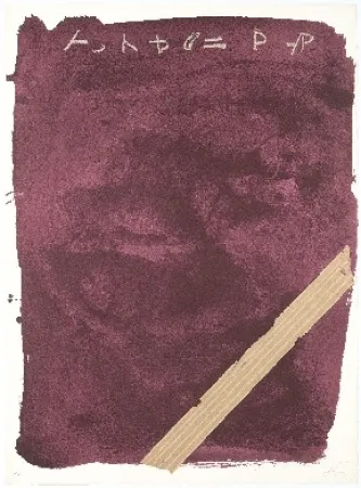 Lithografie Tàpies - Llambrec 13