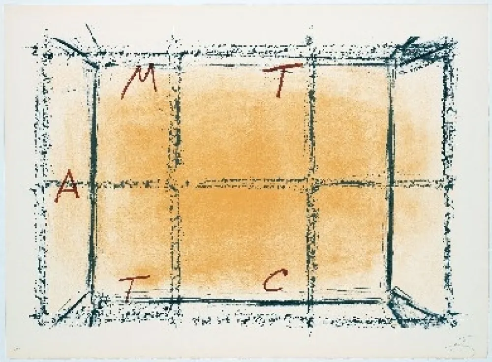 Lithografie Tàpies - Llambrec 18