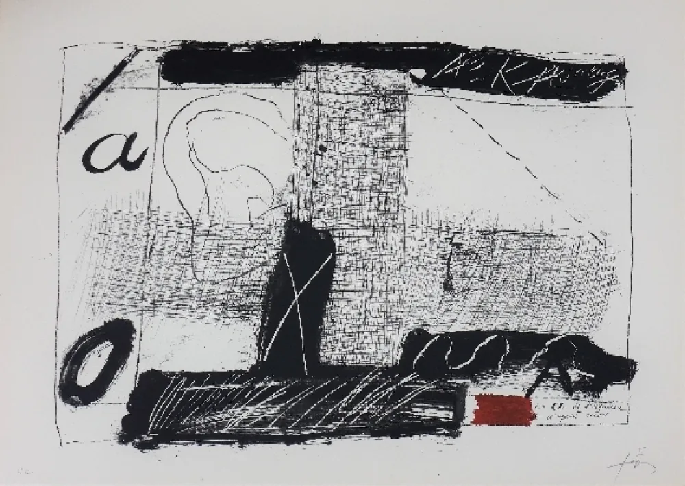 Lithografie Tàpies - LLambrec 2