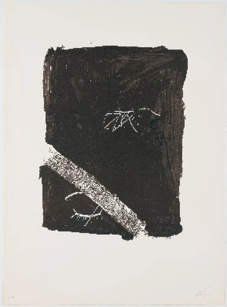 Lithografie Tàpies - Llambrec 5