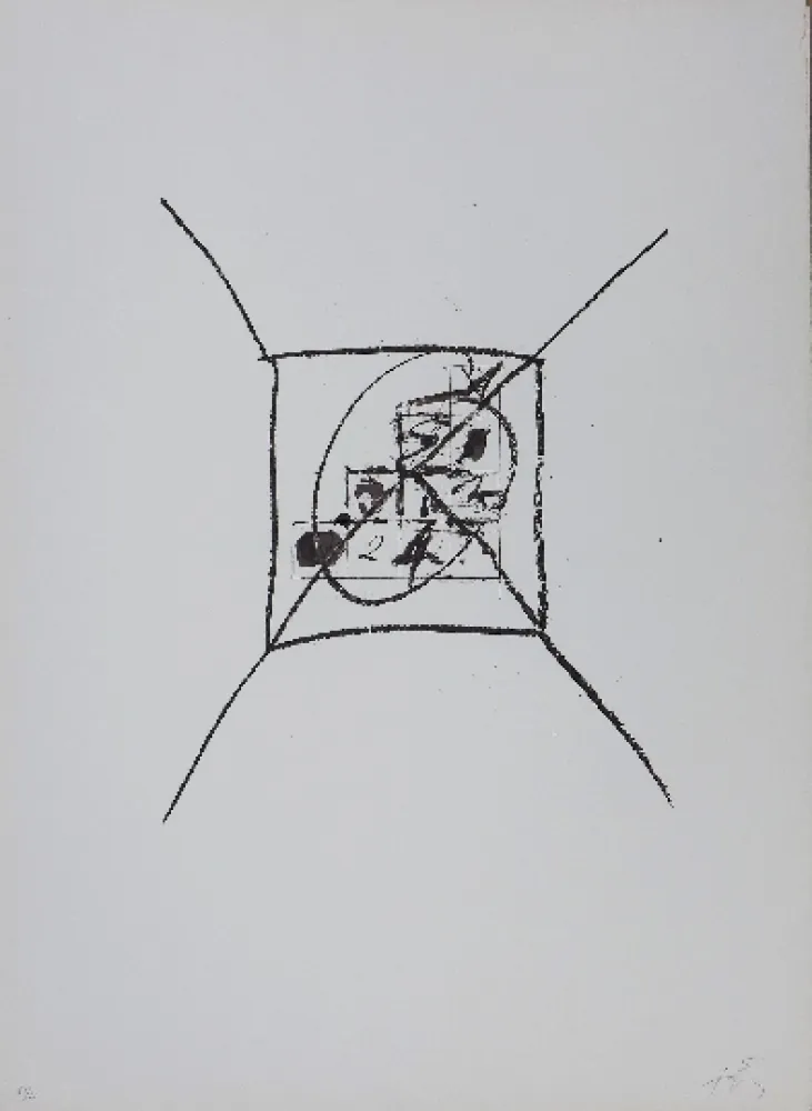 Lithografie Tàpies - LLambrec 9