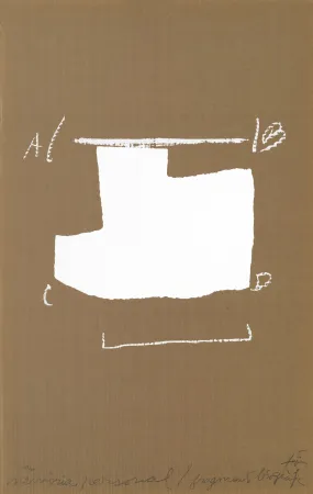 Zeefdruk Tàpies - Memoria personal 