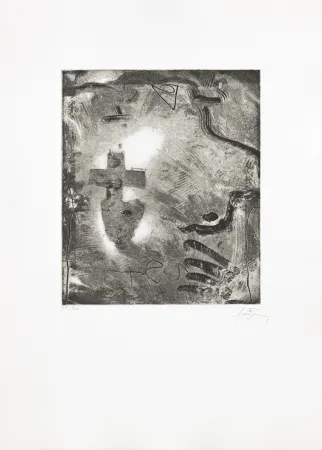 Gravure Tàpies - Minor II