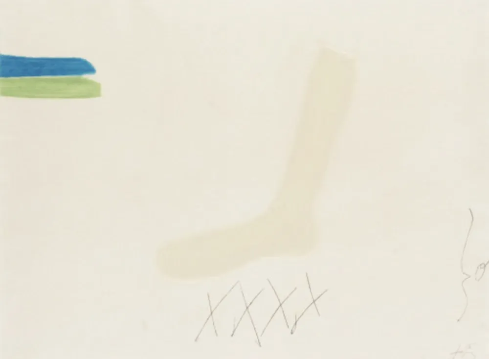 Gravure Tàpies - Mitjó 