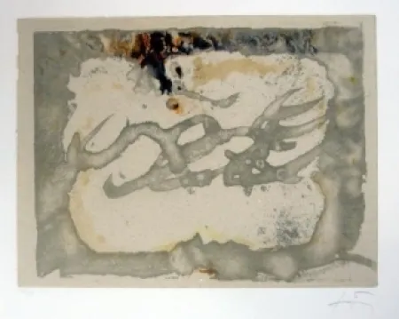 Ets En Aquatint Tàpies - Muntanyes