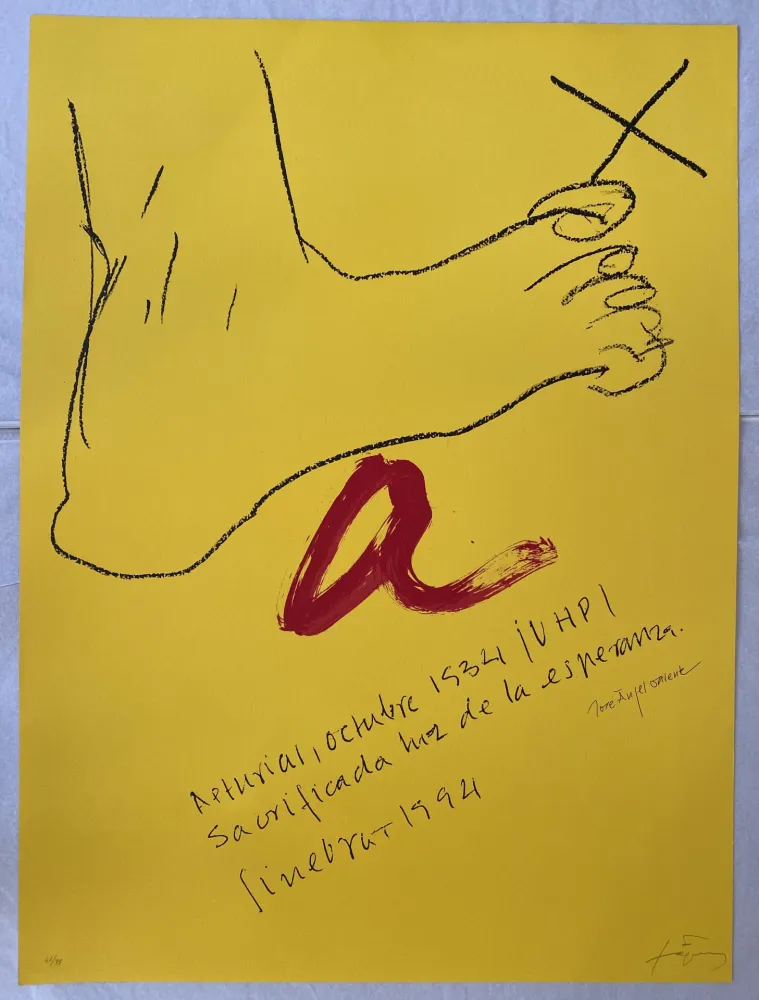 Lithografie Tàpies - N/A