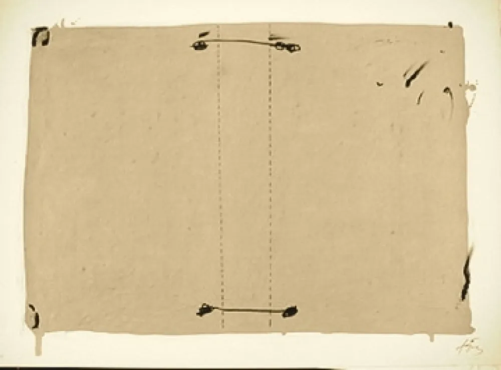 Lithografie Tàpies - NOCTURNO MATINAL