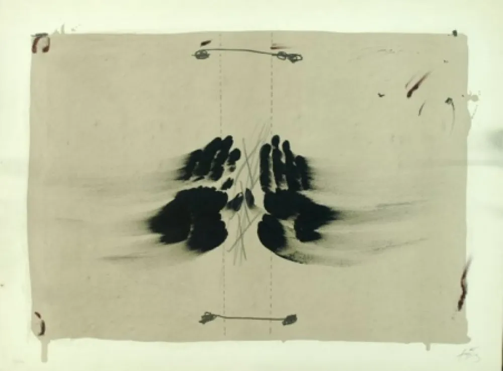 Lithografie Tàpies - NOCTURNO MATINAL