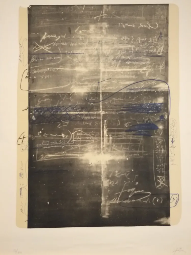 Lithografie Tàpies - Oeuvre gravé