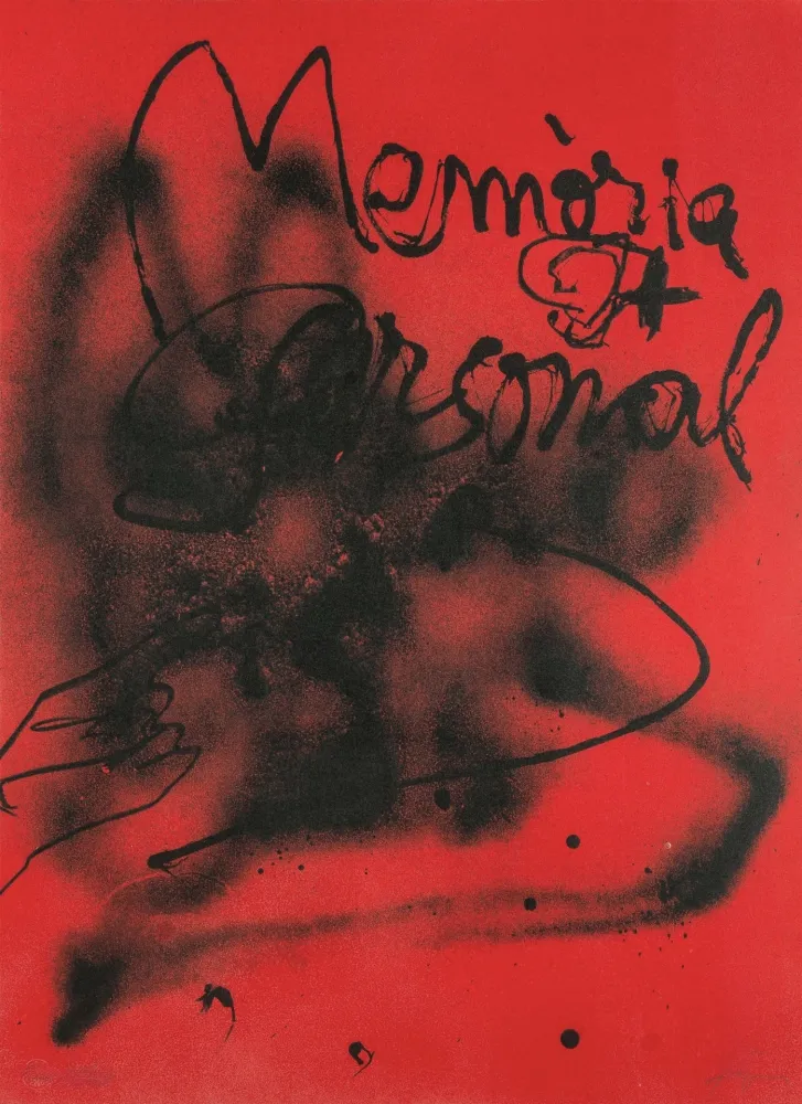 Lithografie Tàpies - Personal Memories
