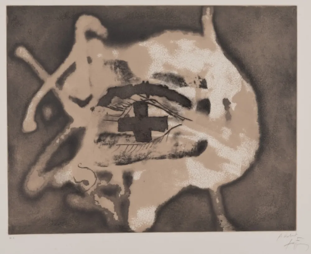 Ets Tàpies - Pied et trait rouge