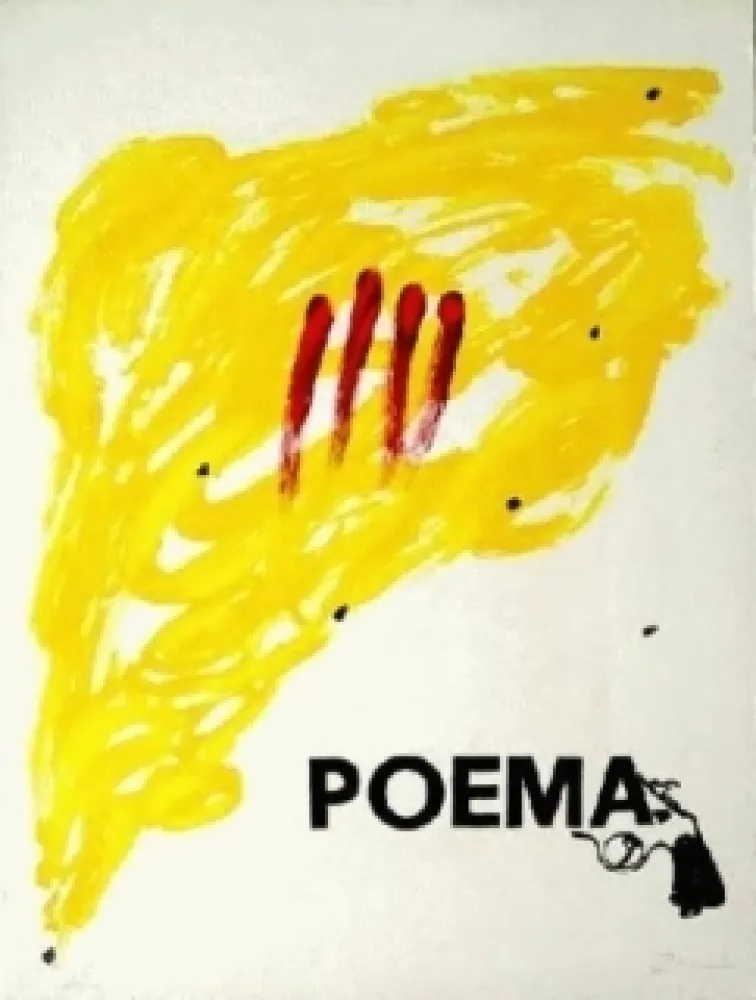 Lithografie Tàpies - Poema