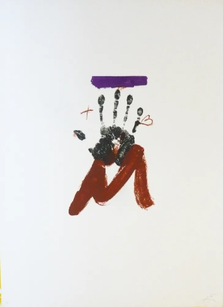 Lithografie Tàpies - Poems 2