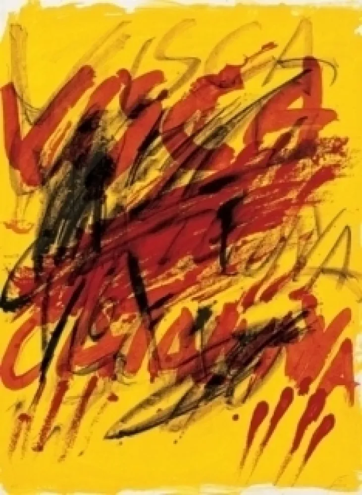 Lithografie Tàpies - Poems-6