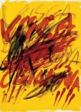 Lithografie Tàpies - Poems-6