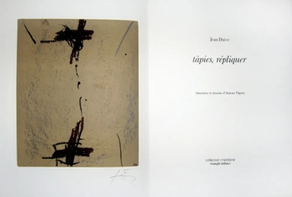 Geïllustreerd Boek Tàpies - Répliquer