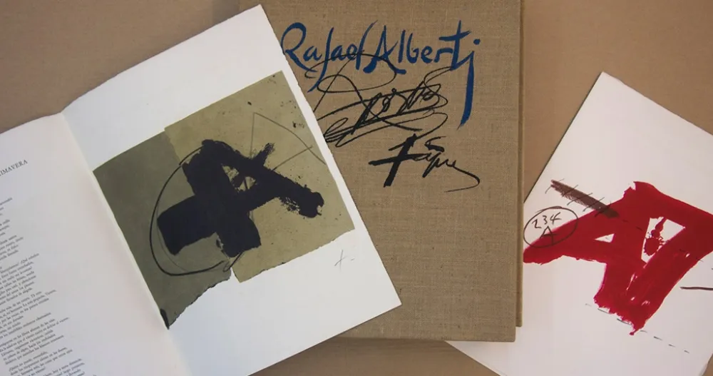 Geïllustreerd Boek Tàpies - Retornos De Lo Vivo Lejano - Tàpies / Alberti